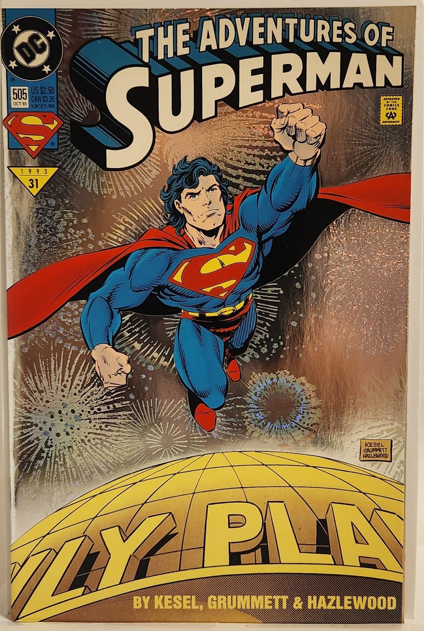 Adventures of Superman #505 Foil