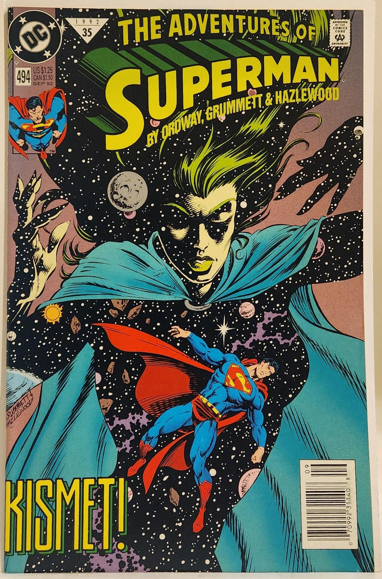 Adventures of Superman #494 (Newstand)